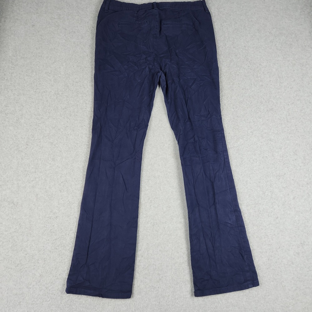 The Childrens Place Chino Pants Kids 18 Navy Blue Cotton Straight Leg Stretch - Picture 3 of 8